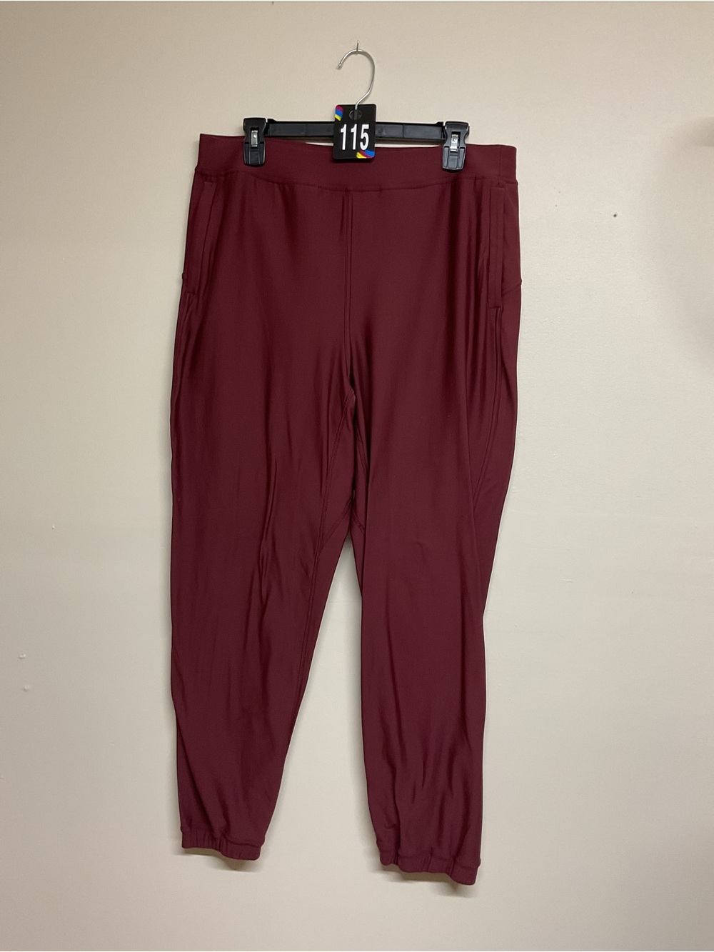 lululemon athletica Burgundy Pull-On Jogger Pants